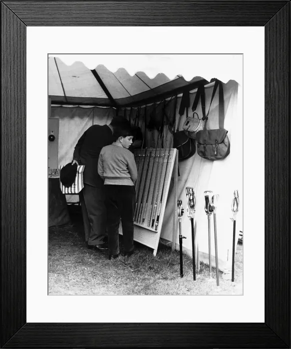 Framed Print : Prince Charles at Badminton Horse Trials April 1960