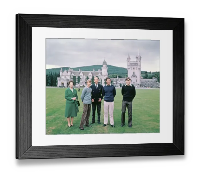 Framed Print : Queen Elizabeth II with her husband Prince Philip and sons Prince Edward Framed Print : Queen Elizabeth II with her husband Prince Philip and sons Prince Edward