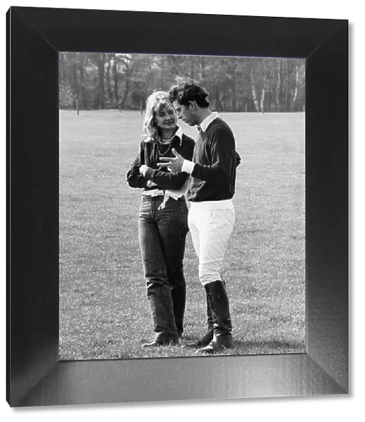 HRH Prince Charles with female companion Jane Ward Circa 1978