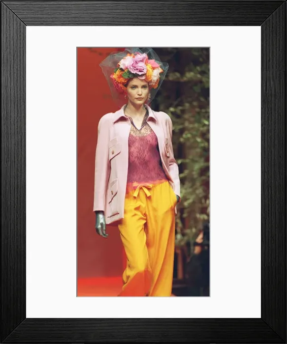 Framed Print : NAJA AUERMAN MODELS CHRISTIAN LACROIX AT PARIS COUTURE Framed Print : NAJA AUERMAN MODELS CHRISTIAN LACROIX AT PARIS COUTURE