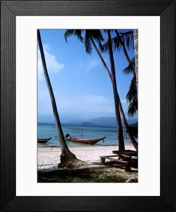 Framed Print : Thailand Ko Samui beach scene Unknown date