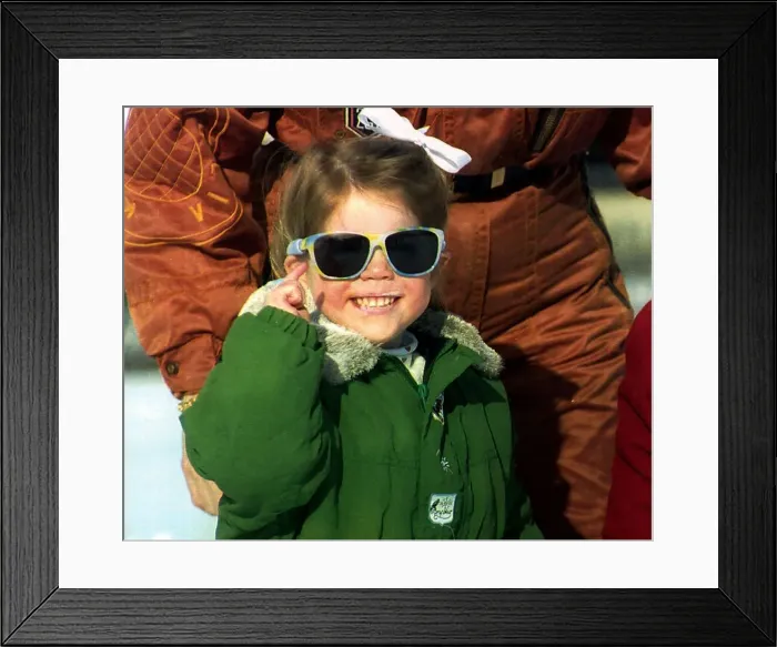 Framed Print : Princess Eugenie of York on holiday at Klosters Framed Print : Princess Eugenie of York on holiday at Klosters