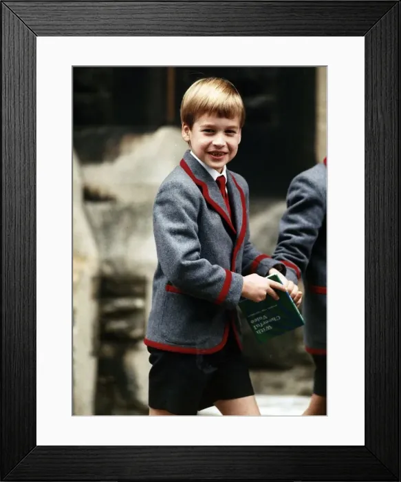 Framed Print : Prince William Collection 1989 Prince William leaving Thanksgiving Service Framed Print : Prince William Collection 1989 Prince William leaving Thanksgiving Service