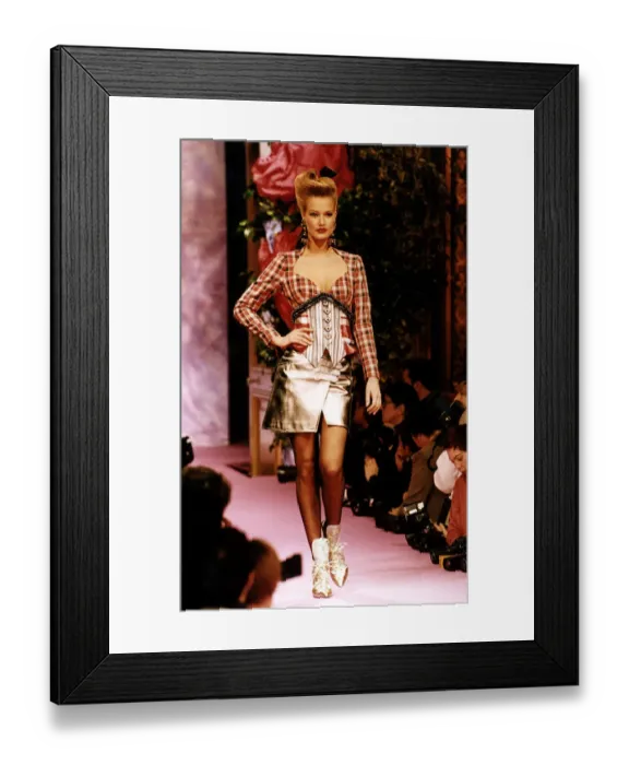 Framed Print : Clothing France Paris fashion Designer Christian Lacroix January 1994 Framed Print : Clothing France Paris fashion Designer Christian Lacroix January 1994