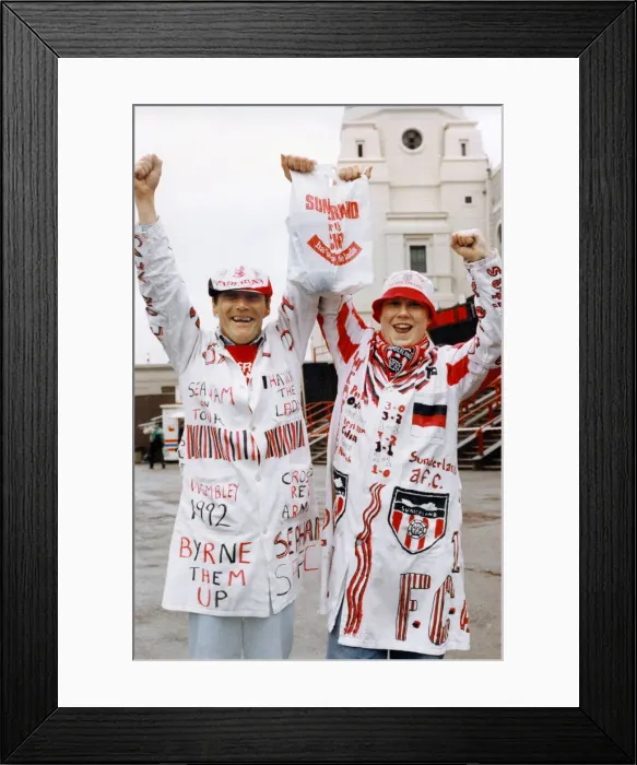 Framed Print : Sunderland Associated Football Club - FA Cup Final against Liverpool 9 May 1992 Framed Print : Sunderland Associated Football Club - FA Cup Final against Liverpool 9 May 1992