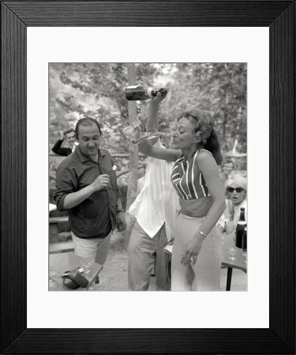 Framed Print : British People Abroard June 1965 British Holiday Makers in Spain playing drinking Framed Print : British People Abroard June 1965 British Holiday Makers in Spain playing drinking