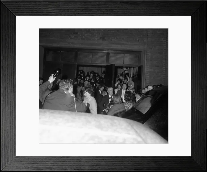 Framed Print : The Beatles arrive at the Opera House Blackpool to chaotic scenes of screaming fans Framed Print : The Beatles arrive at the Opera House Blackpool to chaotic scenes of screaming fans