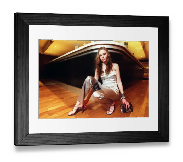 Framed Print : Pic shows model Lauren Tempany