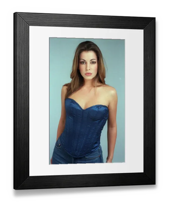 Framed Print : Blue Corset, November 1999