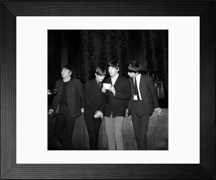 Framed Print : The Beatles Pop Group in Plymouth 13th November 1963. John Lennon, Ringo Starr Framed Print : The Beatles Pop Group in Plymouth 13th November 1963. John Lennon, Ringo Starr
