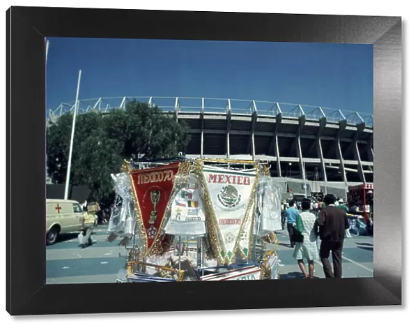 The famous Azteca Stadium in Mexico, pictured before the strat of the 1970 World Cup
