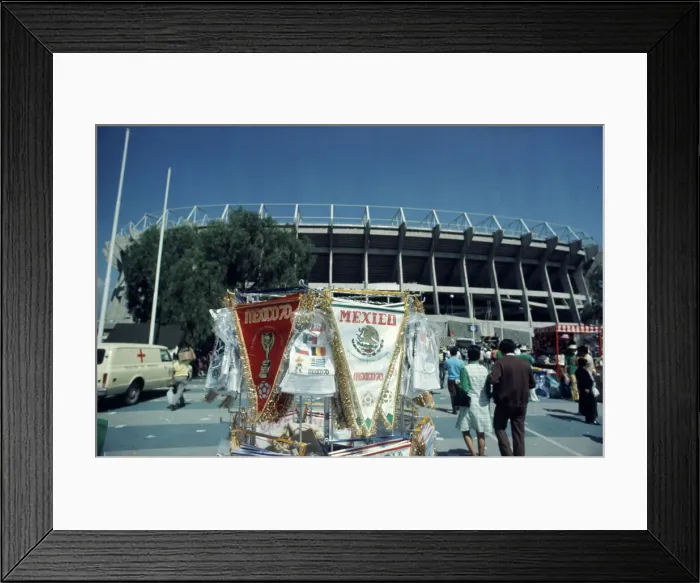 Framed Print : The famous Azteca Stadium in Mexico, pictured before the strat of the 1970 World Cup Framed Print : The famous Azteca Stadium in Mexico, pictured before the strat of the 1970 World Cup