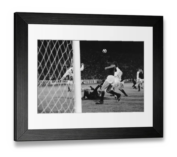 Framed Print : 1973 European Cup Winners Cup Final at the Kaftanzoglio Stadium in Thessaloniki, Greece