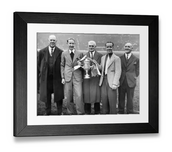 Framed Print : Scottish Cup Final at Hampden Park. Celtic 2 v. Aberdeen 1