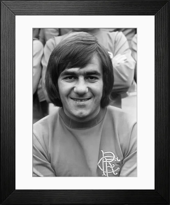 Framed Print : Rangers SFC. Quinton Young. July 1973 Framed Print : Rangers SFC. Quinton Young. July 1973