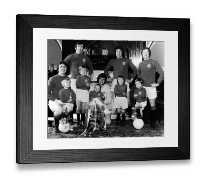 Framed Print : The Family Firm. Ibrox stadium, home of Rangers Football club has opened it