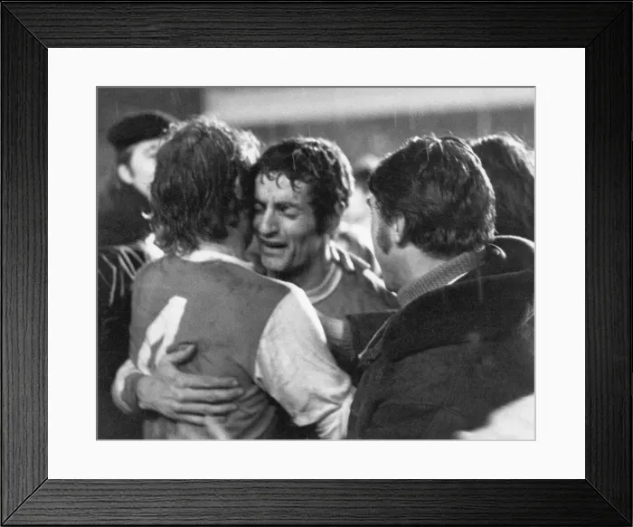 Framed Print : European Fairs Cup Final Second Leg match at Highbury Arsenal 3 v Anderlecht 0