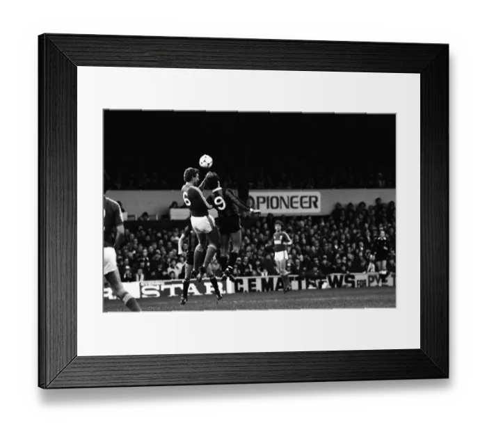 Framed Print : Ipswich Town v Manchester City league match at Portman Road November 1981 Framed Print : Ipswich Town v Manchester City league match at Portman Road November 1981
