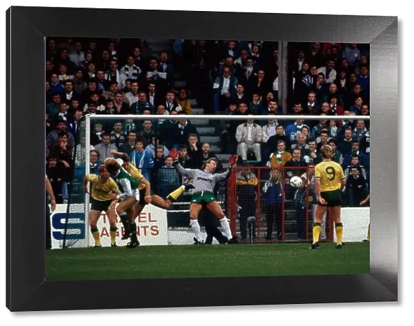 Steve Archibald scores goal past Alan Rough October 1988
