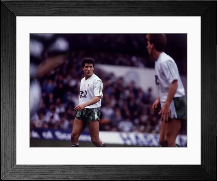Framed Print : John Collins in action Hibs versus Celtic April 1988 Framed Print : John Collins in action Hibs versus Celtic April 1988