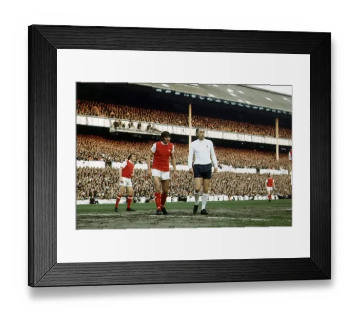 Framed Print : English League Division One match at White Hart lane. Tottenham Hotspur 0 v Arsenal Framed Print : English League Division One match at White Hart lane. Tottenham Hotspur 0 v Arsenal