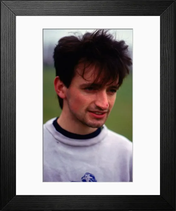 Framed Print : Pat Nevin Scotland football player March 1987 Framed Print : Pat Nevin Scotland football player March 1987