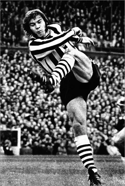 Malcolm MacDonald in action for Newcastle It was no surprise when crowd