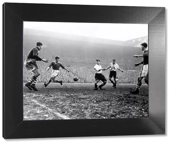 Lib - F. A. Cup 6th Round Replay 1955. Newcastle United 2-0 Huddersfield Town. 16. 03. 55