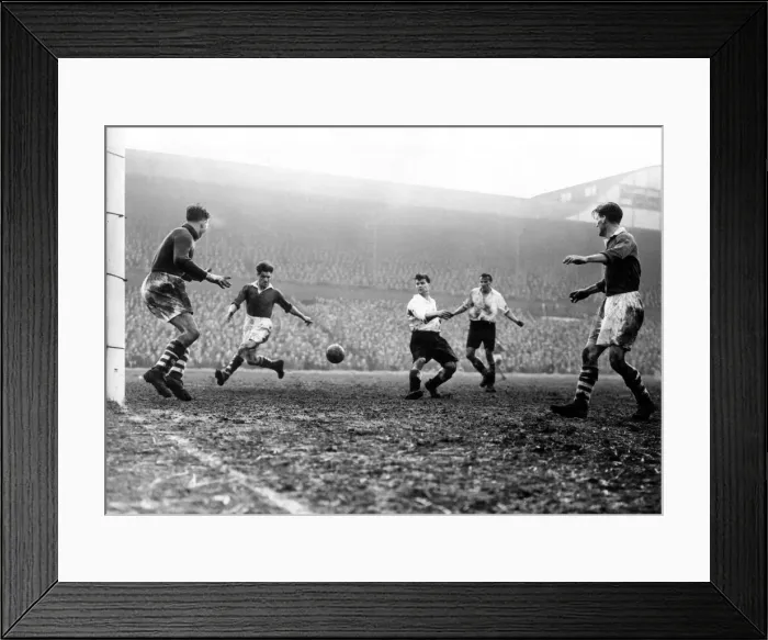 Framed Print : Lib - F. A. Cup 6th Round Replay 1955. Newcastle United 2-0 Huddersfield Town. 16. 03. 55 Framed Print : Lib - F. A. Cup 6th Round Replay 1955. Newcastle United 2-0 Huddersfield Town. 16. 03. 55