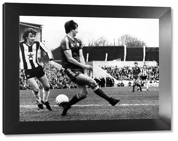 Newcastle United v QPR. Kenny Wharton blasts the ball past Glenn Roeder