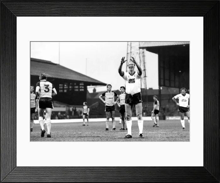 Framed Print : Newcastle United manager Jack Charlton in November 1984