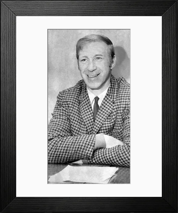 Framed Print : Leeds United player Jack Charlton in December 1969 launching the Osfam Christmas Appeal Framed Print : Leeds United player Jack Charlton in December 1969 launching the Osfam Christmas Appeal