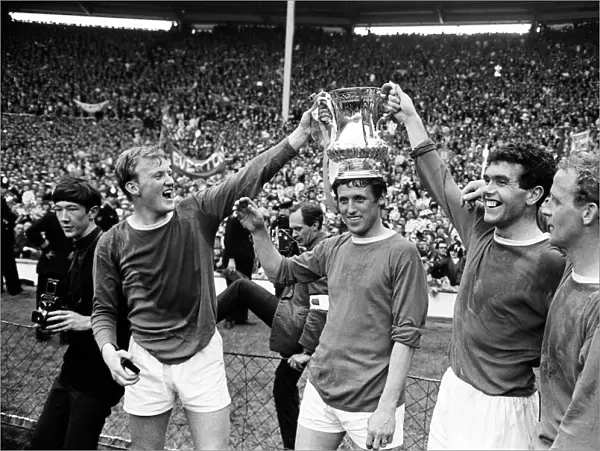 1966 FA Cup final at Wembley stadium. Everton 3 v Sheffield Wednesday 2
