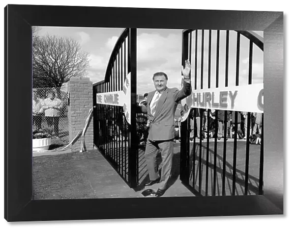 Sunderland Associated Football Club - Charlie Hurley at the new Training Centre at