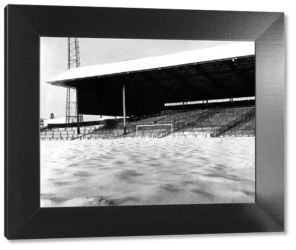 Sunderland Associated Football Club - A snow covered Roker Park 15 January 1966