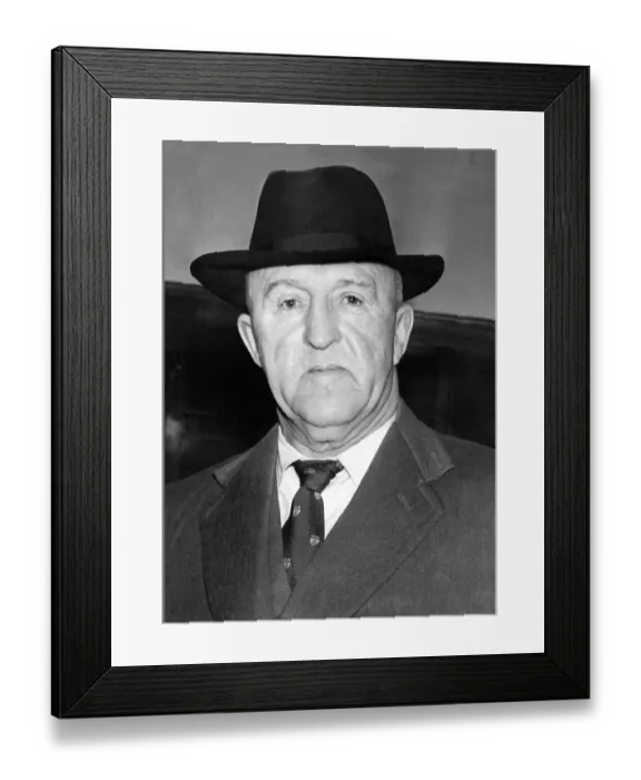 Framed Print : Sunderland Associated Football Club - John Turnbull former chairman 15 April 1957