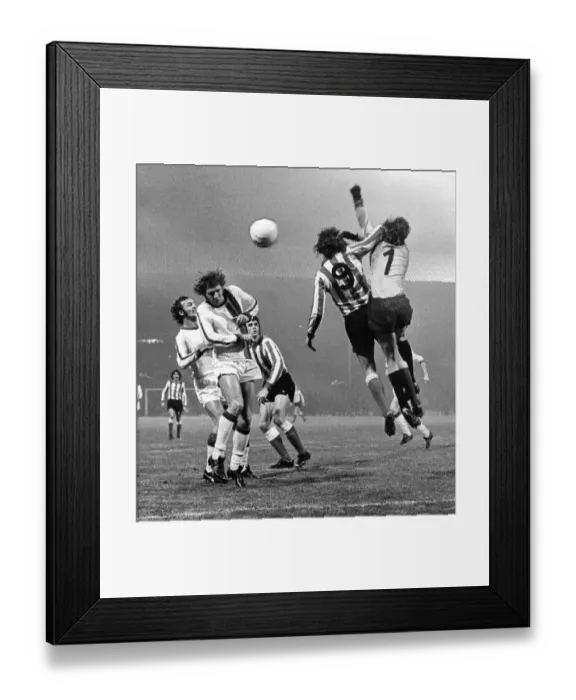 Framed Print : Sunderland Associated Football Club - Action from Sunderland v Vasas 3 October 1973 - Vic