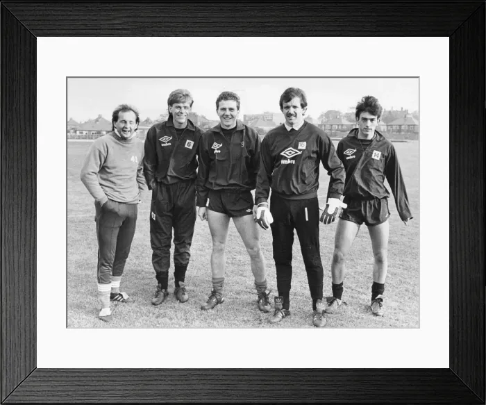 Framed Print : Newcastle United players, l to r, David McCreery, Neil McDonald, Peter Jackson Framed Print : Newcastle United players, l to r, David McCreery, Neil McDonald, Peter Jackson