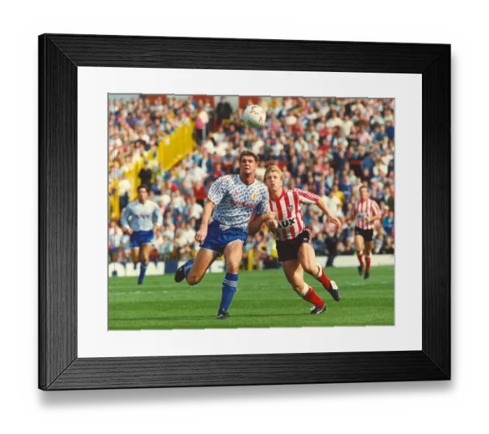 Framed Print : Sunderland Associated Football Club - Action from Sunderland v Manchester United