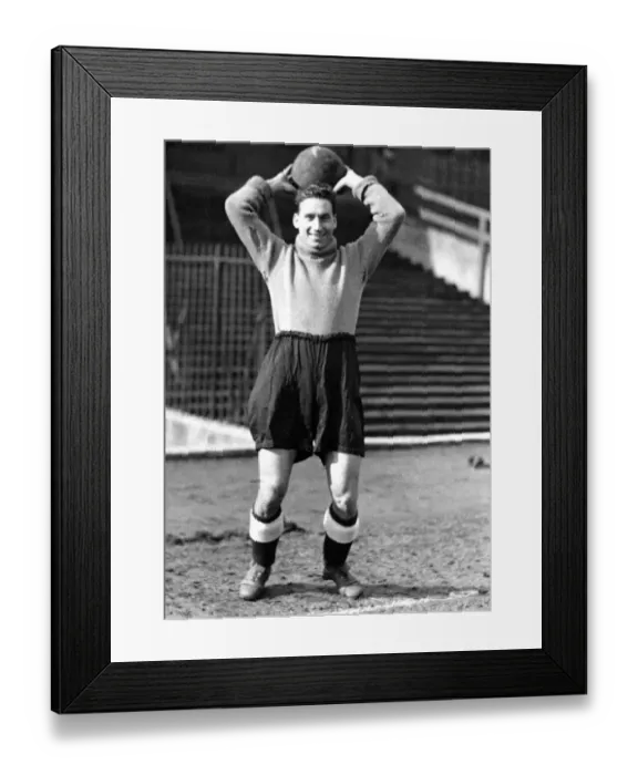 Framed Print : Newcastle United Player Sam Weaver 8th March 1932 One of