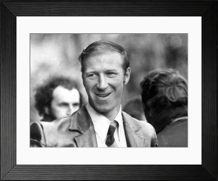 Framed Print : Footballer Jack Charlton in September 1973 Framed Print : Footballer Jack Charlton in September 1973