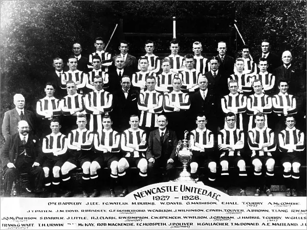 Newcastle United team group from the 1927-1928 season