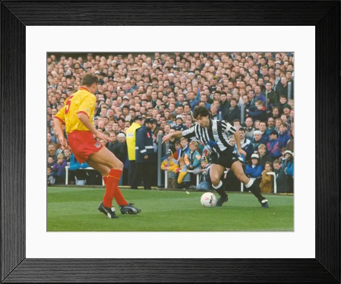 Framed Print : Newcastle United player Gavin Peacock October 1992 There was a Framed Print : Newcastle United player Gavin Peacock October 1992 There was a