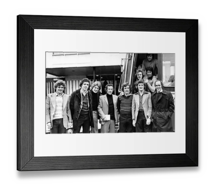 Framed Print : Some of the Newcastle United party left St James Park for Norway today Framed Print : Some of the Newcastle United party left St James Park for Norway today