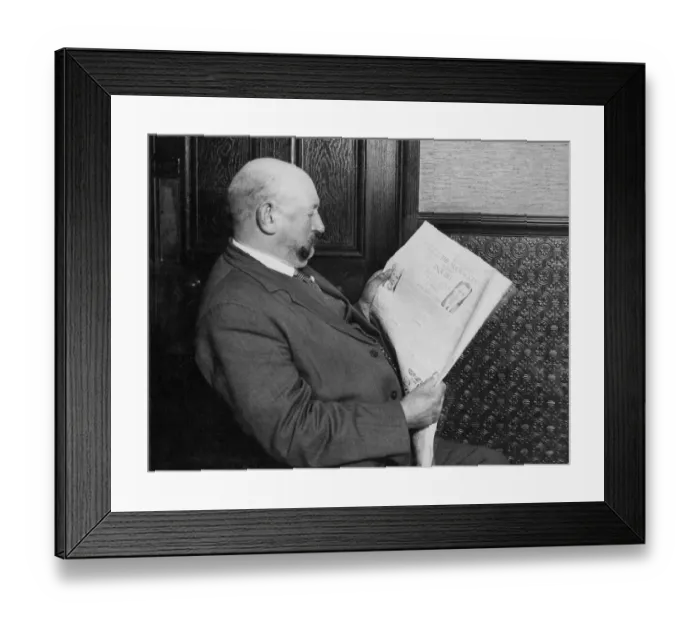 Framed Print : Newcastle United Club secretary Mr Frank G Watt 27th October 1930 Framed Print : Newcastle United Club secretary Mr Frank G Watt 27th October 1930