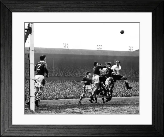 Framed Print : F. A. Cup 6th Round Replay 1955. Newcastle United 2-0 Huddersfield Town. 16. 03. 55 Framed Print : F. A. Cup 6th Round Replay 1955. Newcastle United 2-0 Huddersfield Town. 16. 03. 55