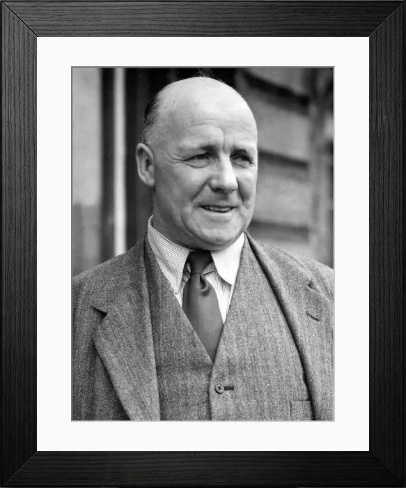 Framed Print : Newcastle United Director Stan Seymour 29 August 1969 circa Framed Print : Newcastle United Director Stan Seymour 29 August 1969 circa