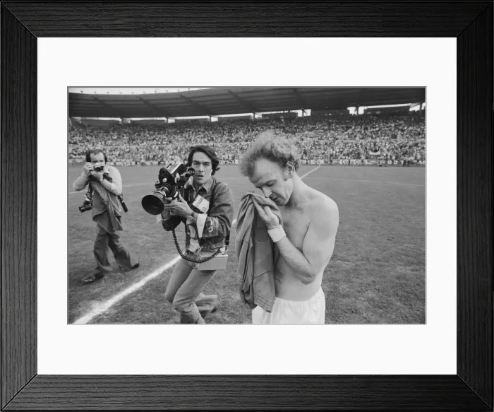 Framed Print : 1974 World Cup Group Three match in Frankfurt, West Germany Framed Print : 1974 World Cup Group Three match in Frankfurt, West Germany