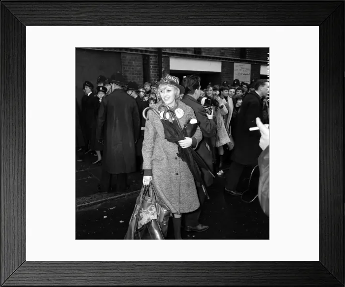 Framed Print : The Beatles November 1963 16 year old Geraldine O