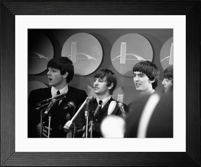 Framed Print : The Beatles February 1964 Paul McCartney, Ringo Starr Framed Print : The Beatles February 1964 Paul McCartney, Ringo Starr